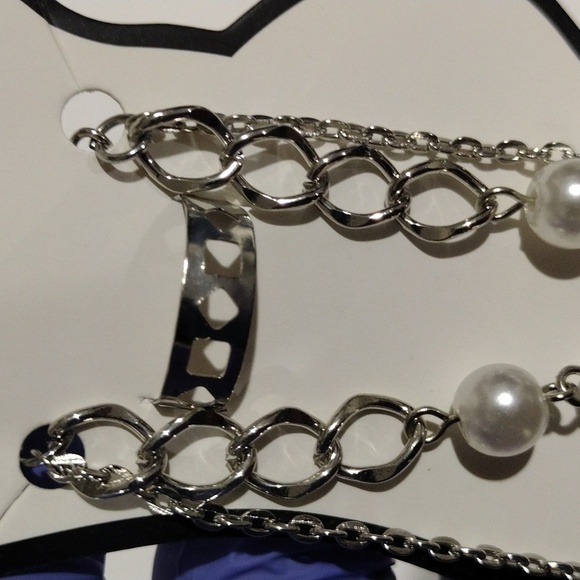 Silver-Tone Chain Anklet with Matching Toe Ring – Chic Layered Boho Jewelry Set - Picture 7 of 7